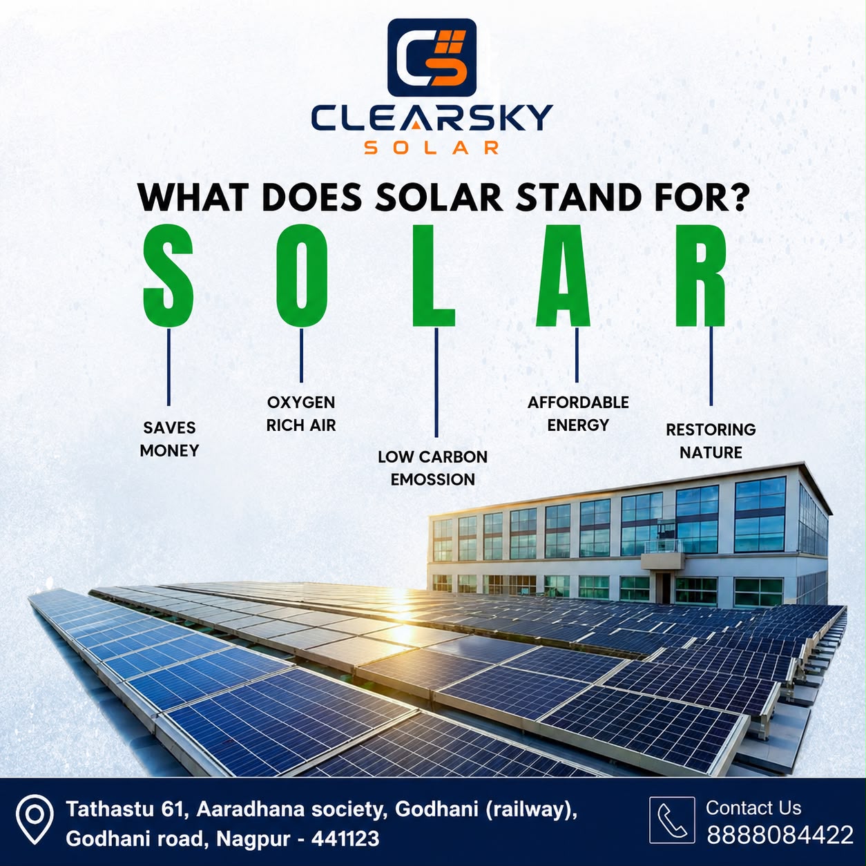 ClearSky Solar - Solar Energy promotional creative